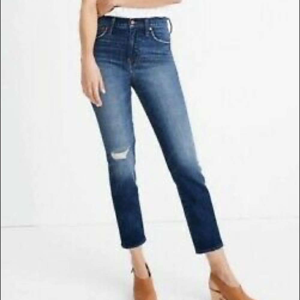Madewell Denim Perfect Vintage Crop Jeans - S 25
